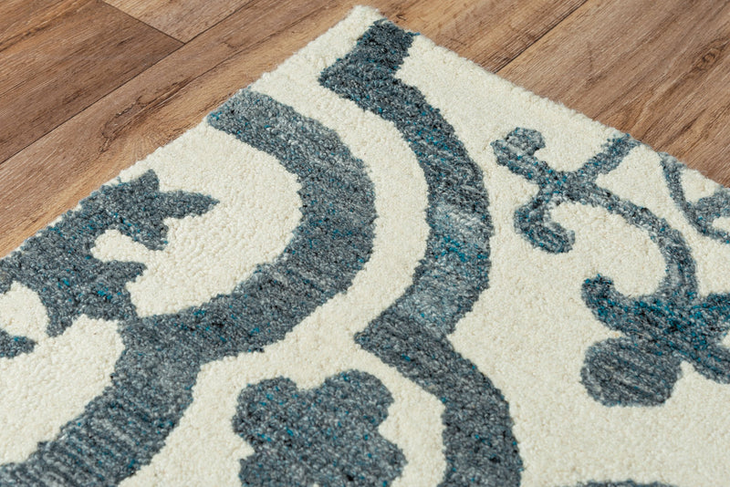 Matrix Collection - Transitional Ivory & White 9' X 12'