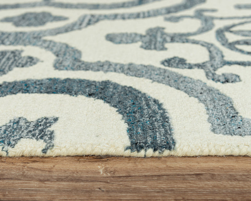 Matrix Collection - Transitional Ivory & White 9' X 12'