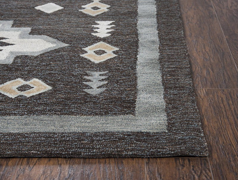 Mesa Collection - Southwest Gray 5' X 8'