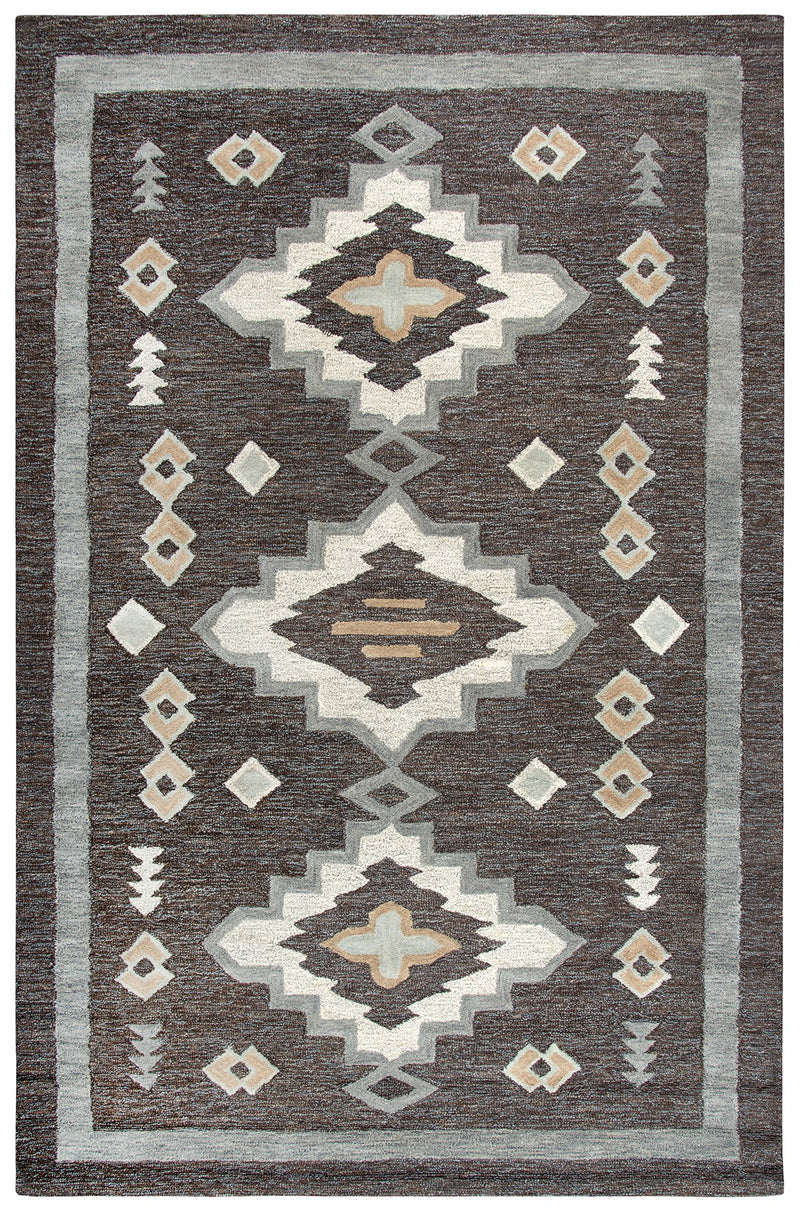 Mesa Collection - Southwest Gray 5' X 8'
