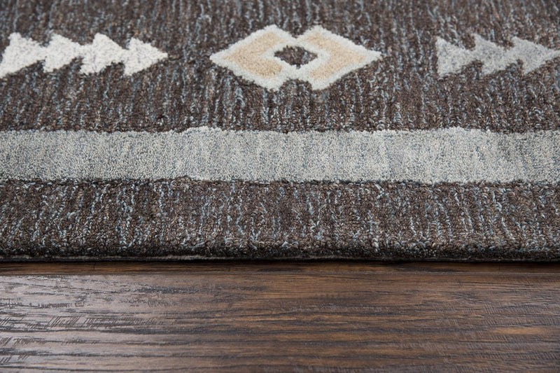 Mesa Collection - Southwest Gray 5' X 8'