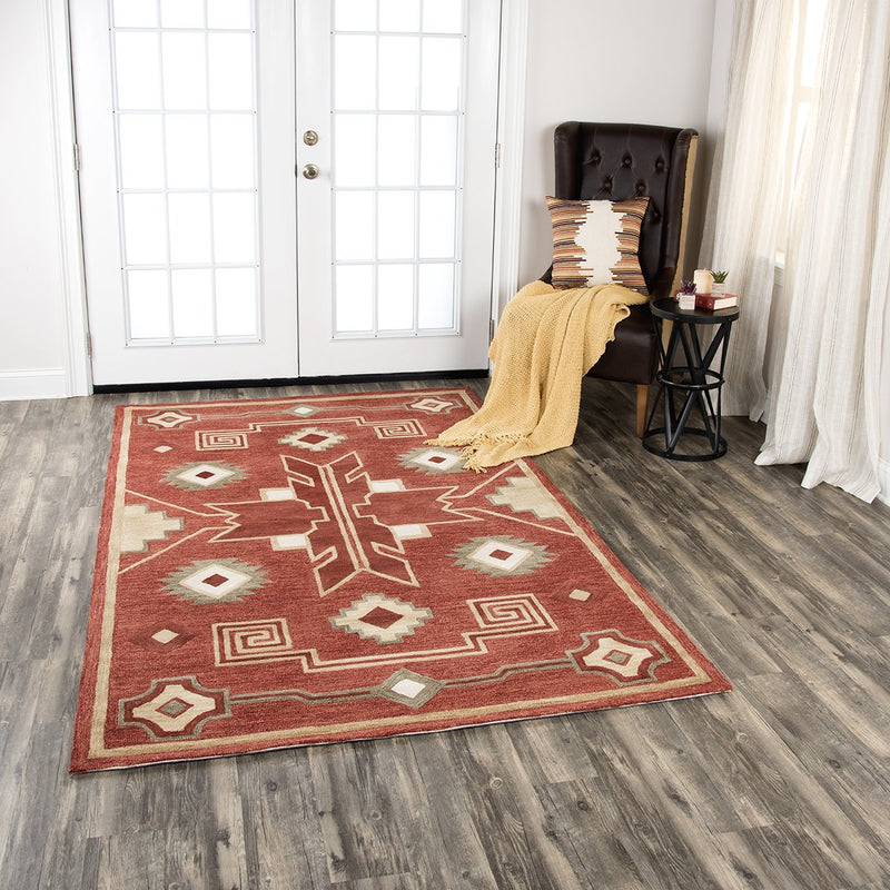 Mesa Collection - Southwest Red 5' X 8'