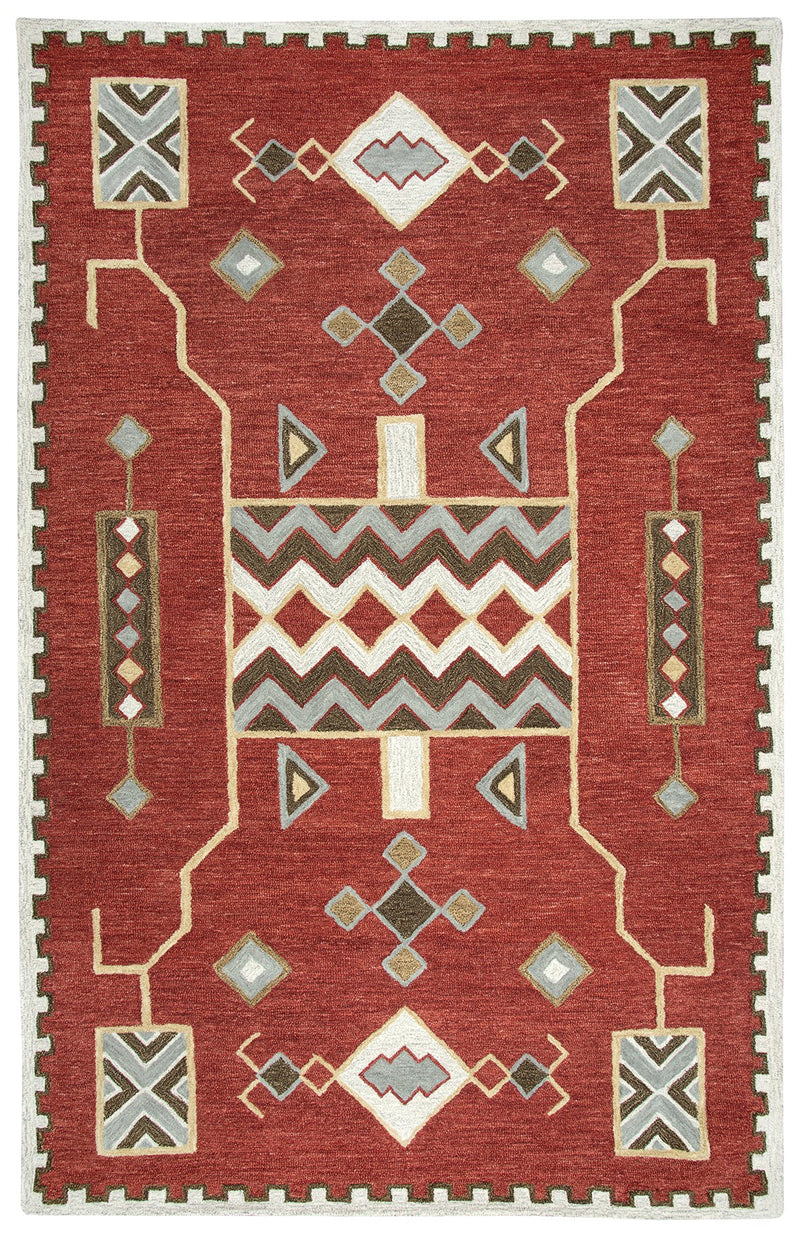 Mesa Collection - Southwest Red 5' X 8'