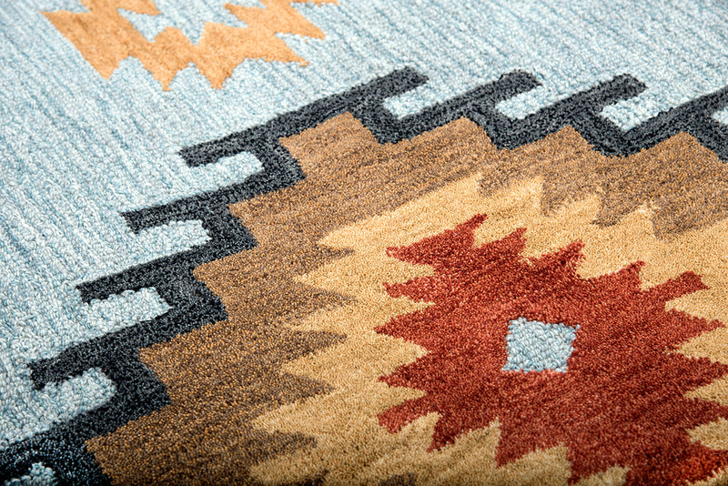 Mesa Collection - Southwest Blue 8' X 11'