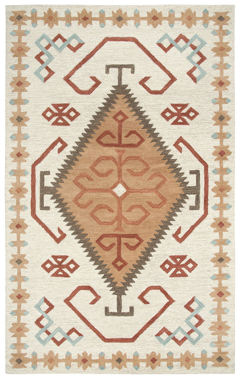 Mesa Collection - Southwest Ivory & White Extra Large