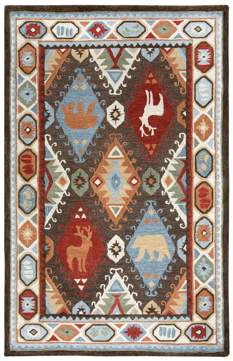 Northwoods Collection - Southwest Brown 5' X 8'