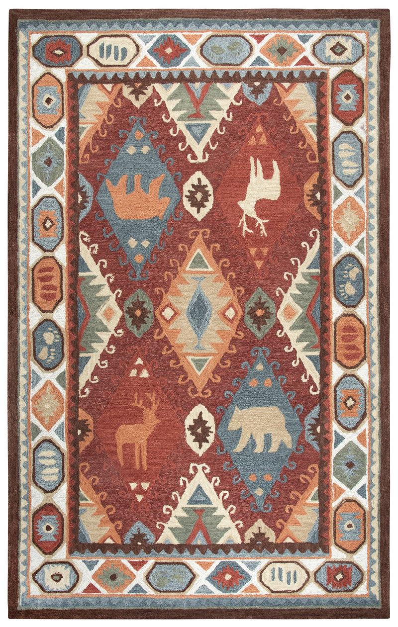 Northwoods Collection - Southwest Red 5' X 8'