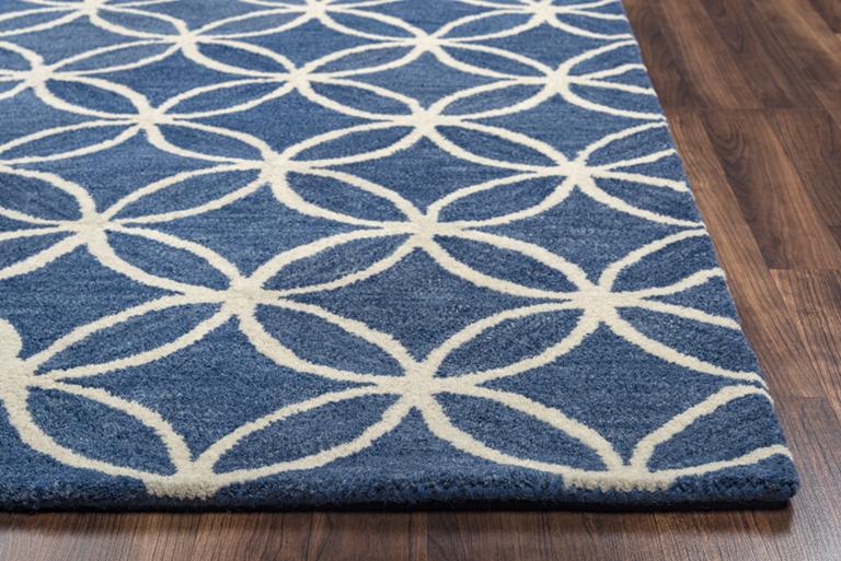Opus Collection - Transitional Blue 3' X 5'