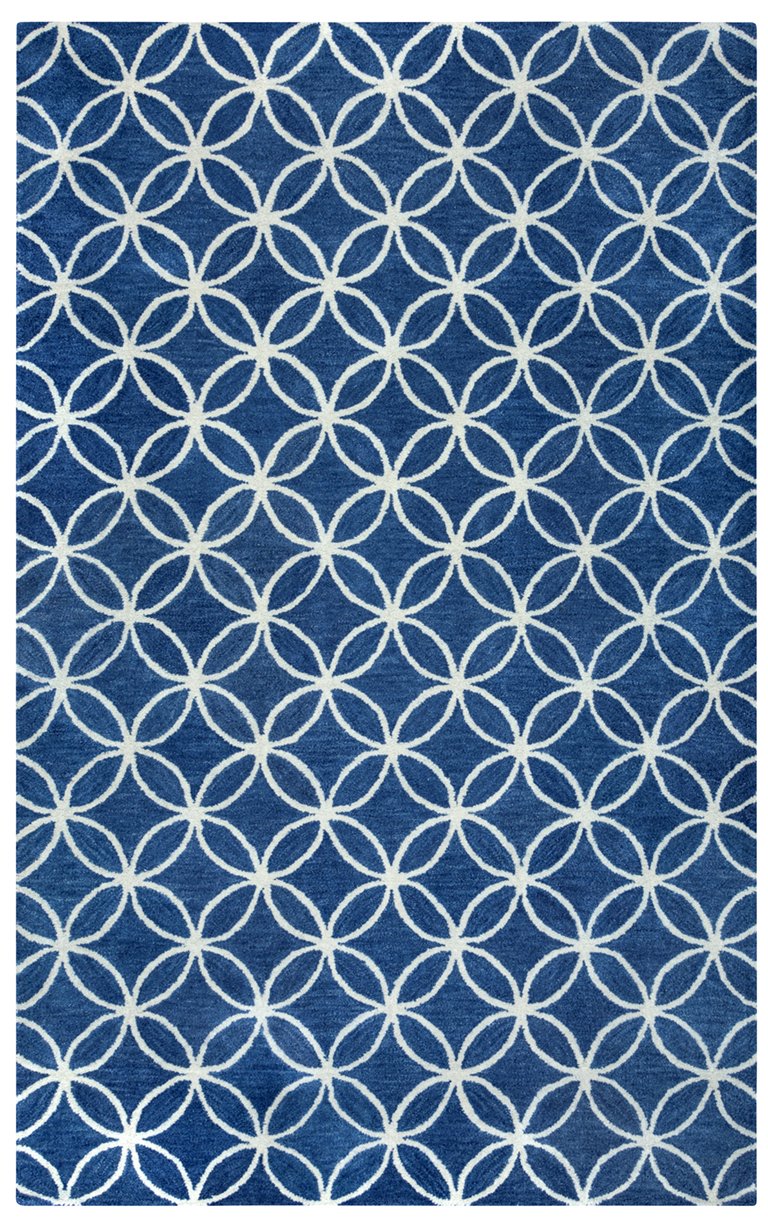 Opus Collection - Transitional Blue 3' X 5'