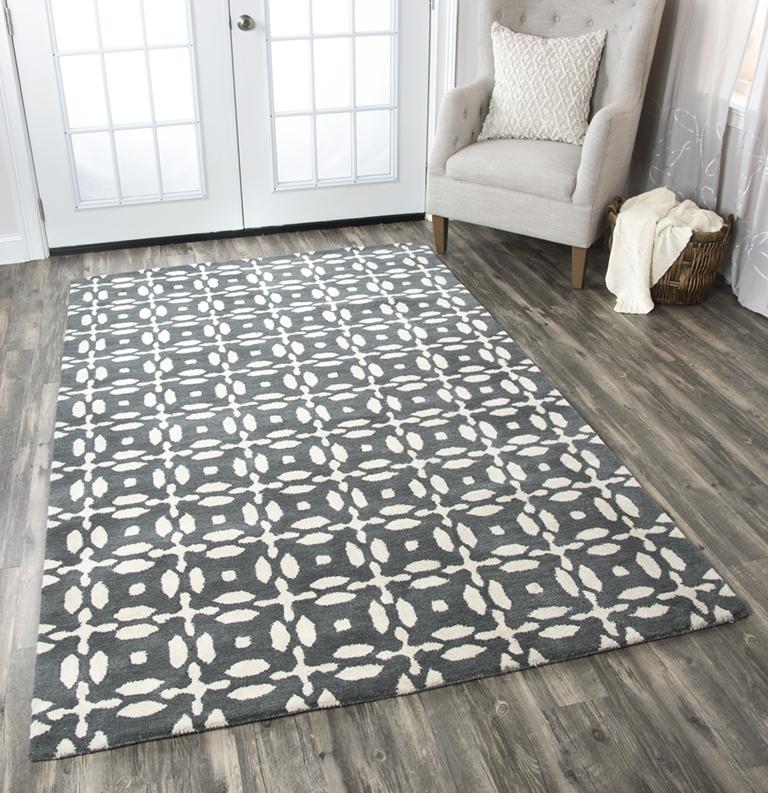 Opus Collection - Transitional Gray 6' X 9'
