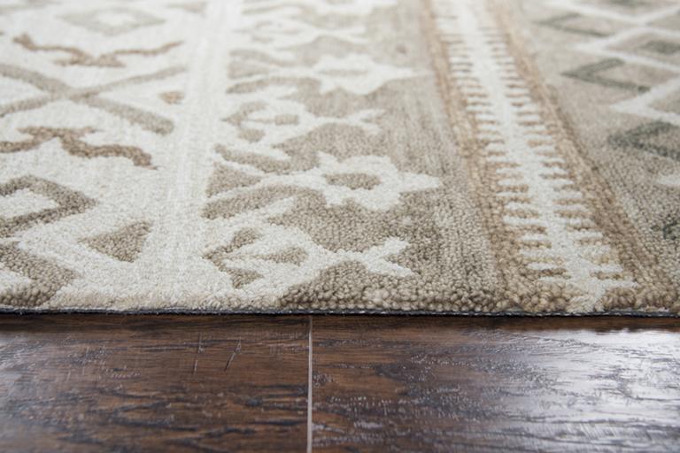 Opulent Collection - Transitional Ivory & White 8' X 10'