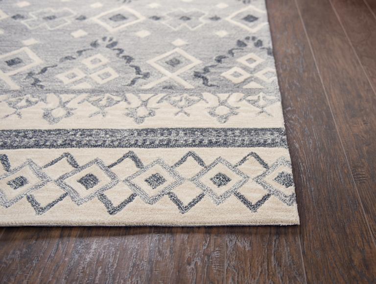 Opulent Collection - Transitional Ivory & White 9' X 12'