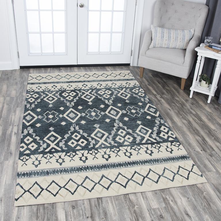 Opulent Collection - Transitional Ivory & White 8' X 10'