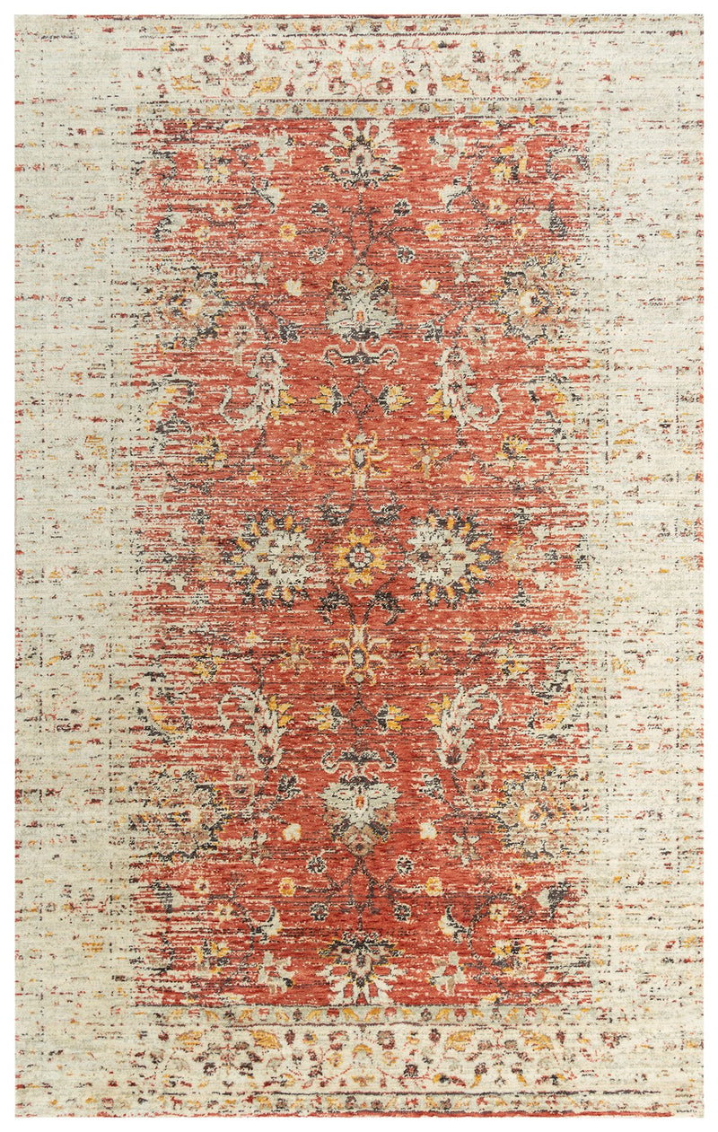 Ovation Collection - Transitional Red 5' X 8'