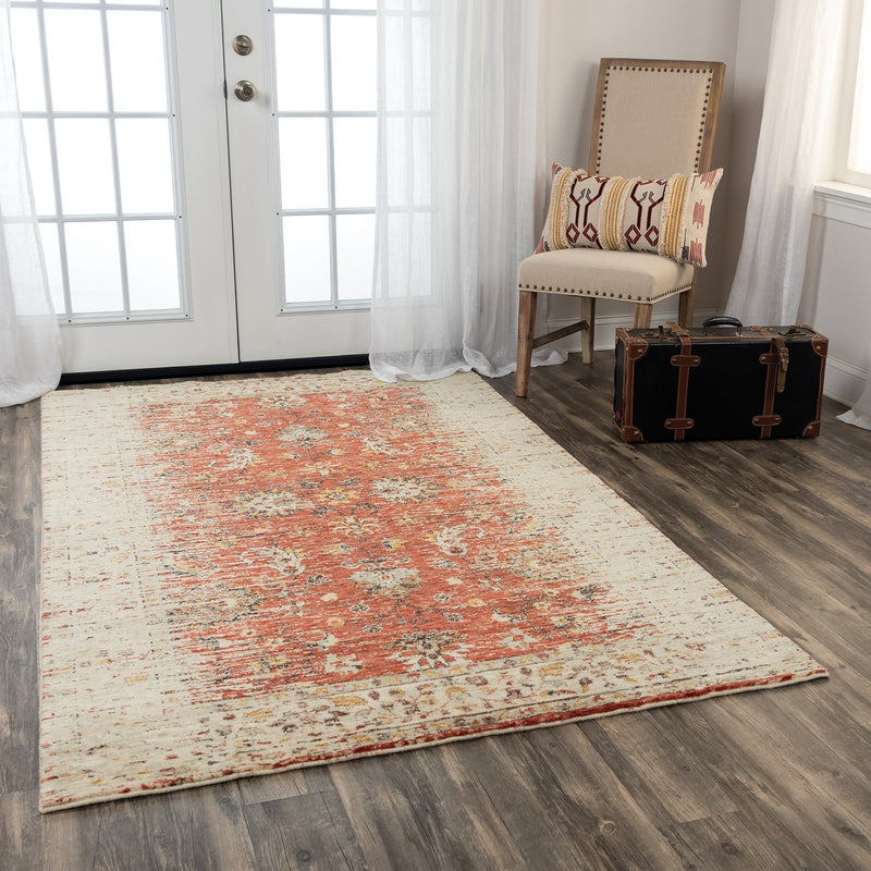 Ovation Collection - Transitional Red 5' X 8'