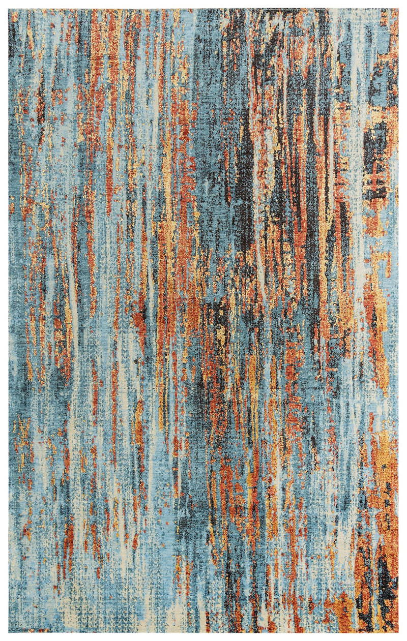 Premier Collection - Transitional Blue 5' X 8'