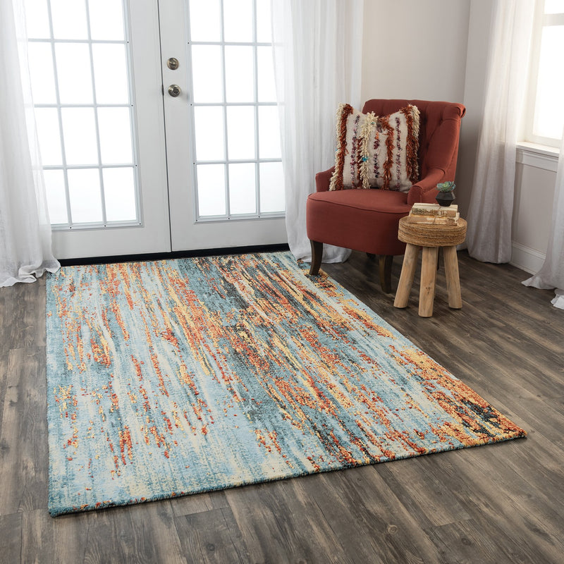 Premier Collection - Transitional Blue 5' X 8'