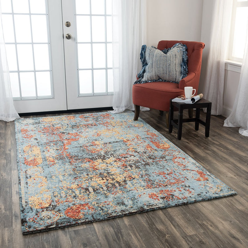 Premier Collection - Transitional Blue 5' X 8'