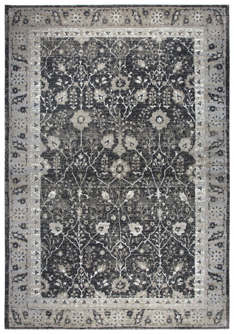 Panache Collection - Traditional Black 5' X 7'