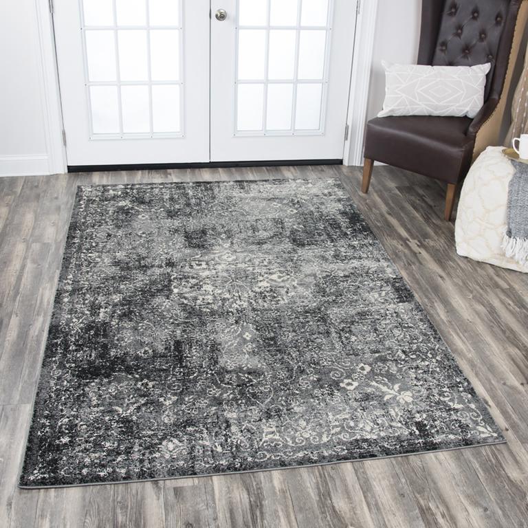 Panache Collection - Transitional Gray 5' X 7'