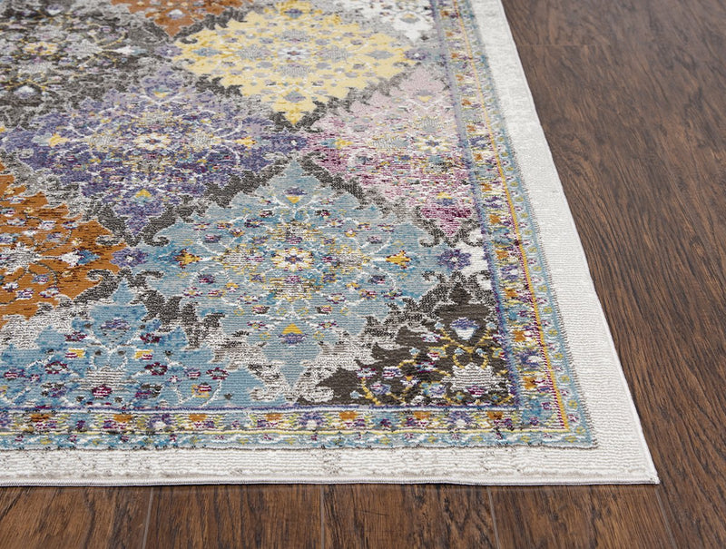 Princeton Collection - Transitional Ivory & White 5' X 7'