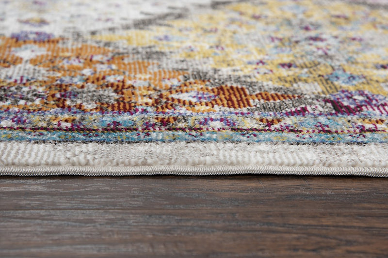 Princeton Collection - Transitional Ivory & White 5' X 7'