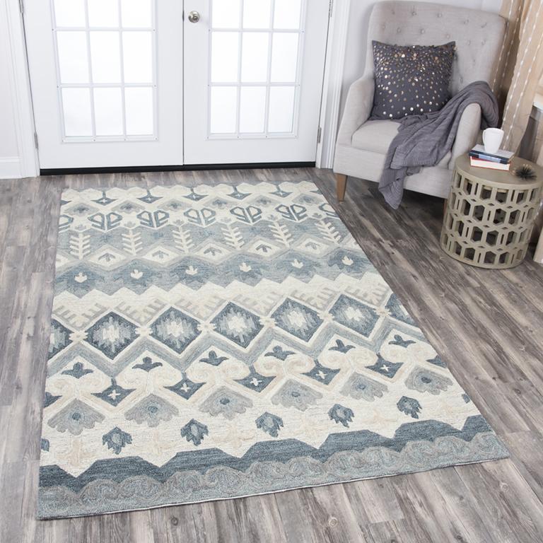 Resonant Collection - Transitional Ivory & White 9' X 12'
