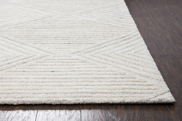 Suffolk Collection - Transitional Ivory & White 9' X 12'