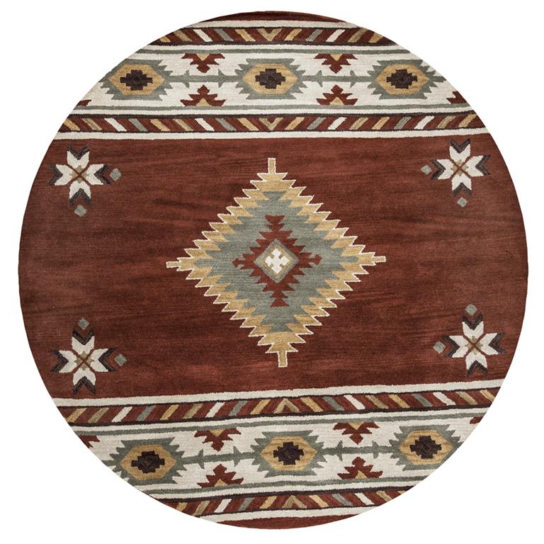 Southwest Collection - Southwest Red 8' Round