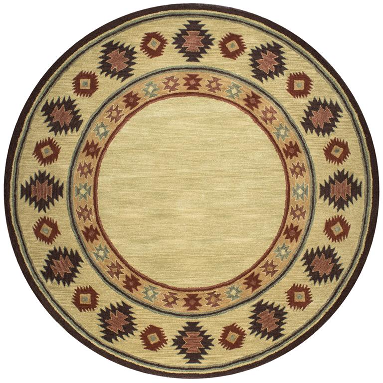 Southwest Collection - Southwest Brown 8' Round