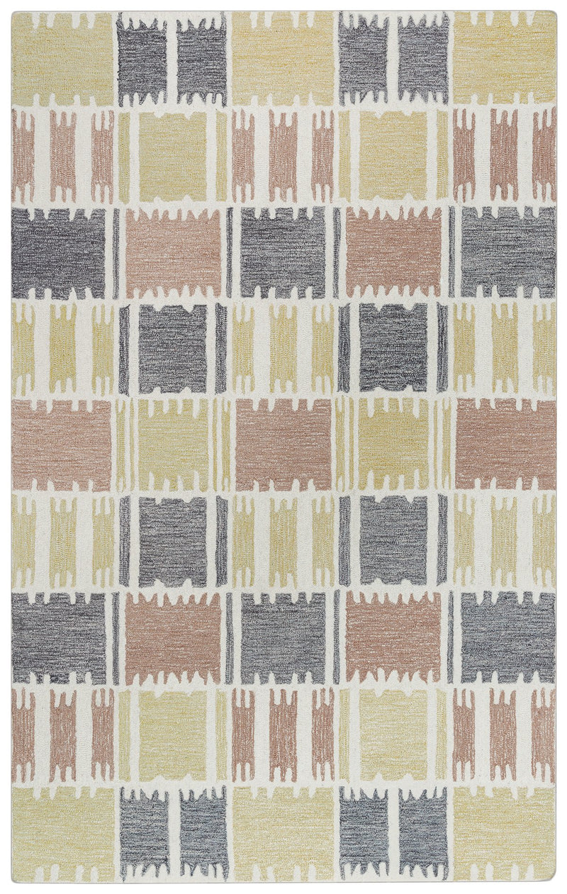 Tetra Collection - Transitional Brown 9' X 12'