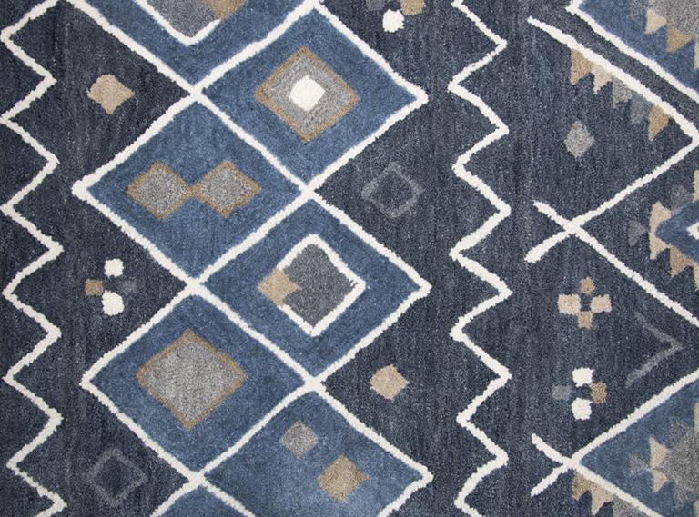 Tumble Weed Loft Collection - Transitional Blue 9' X 12'