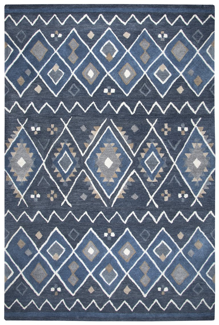 Tumble Weed Loft Collection - Transitional Blue 9' X 12'