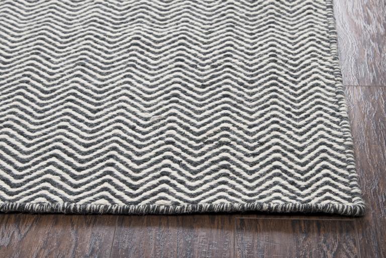 Twist Collection - Casual Black 3' X 5'