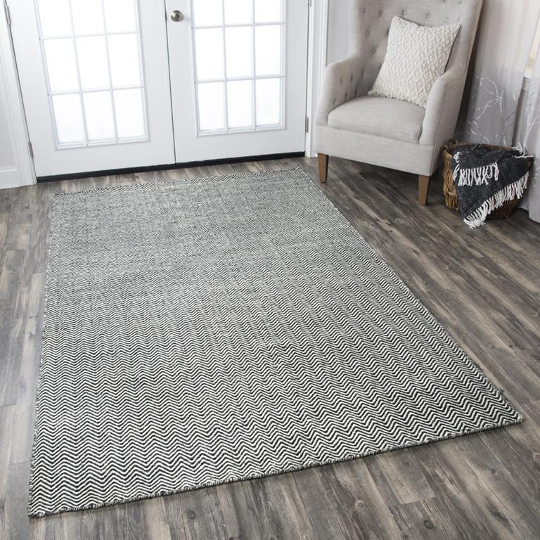 Twist Collection - Casual Black 3' X 5'