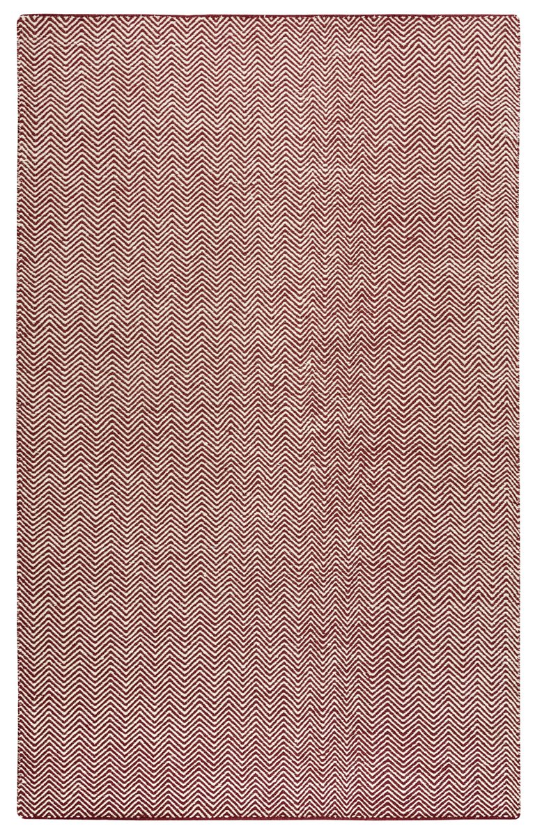 Twist Collection - Casual Red 5' X 8'