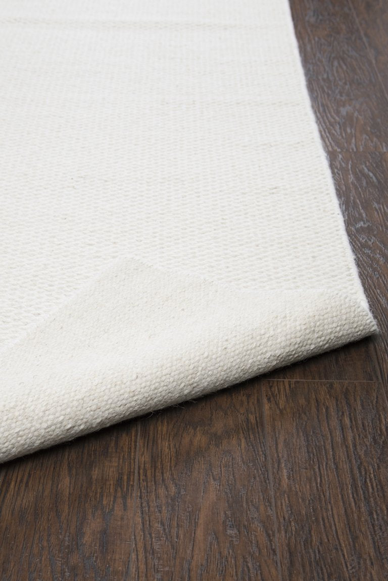 Twist Collection - Casual Ivory & White 5' X 8'