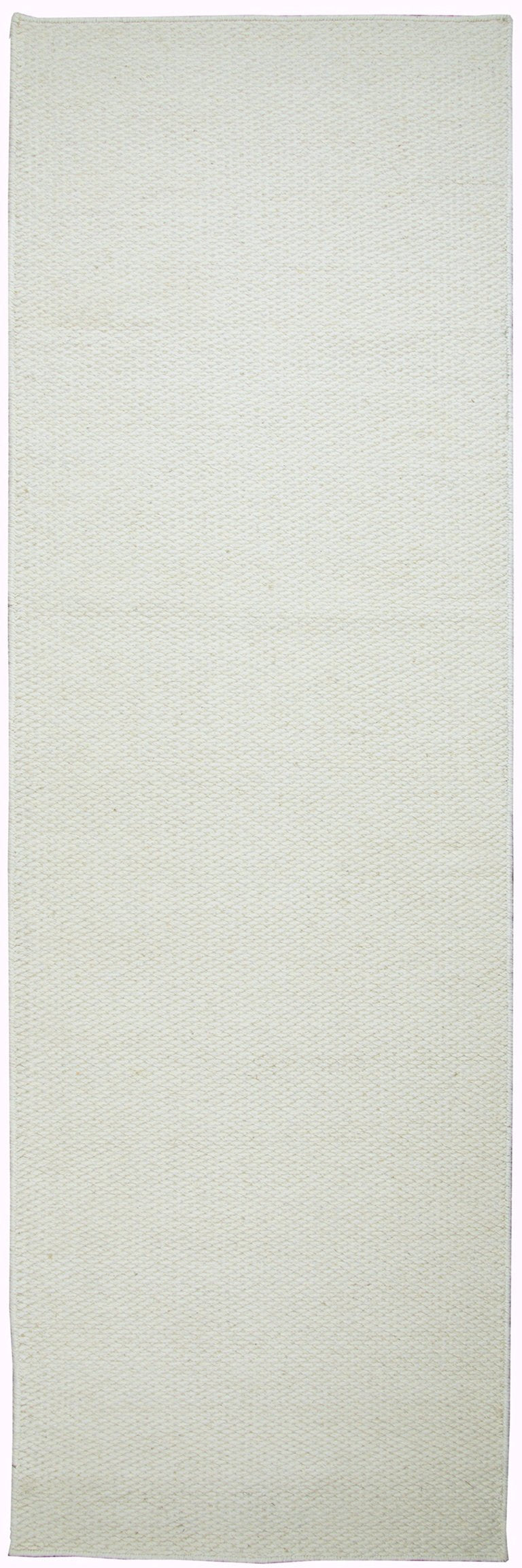 Twist Collection - Casual Ivory & White 2' Runner