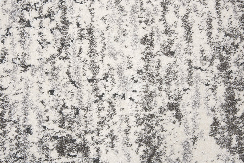 Valencia Collection - Modern Ivory & White 5' X 7'