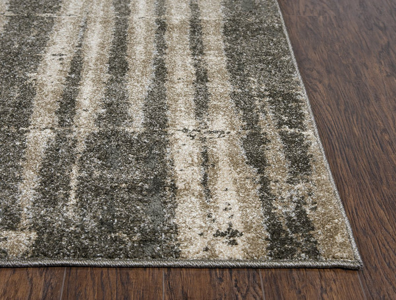 Valencia Collection - Modern Brown 9' X 12'