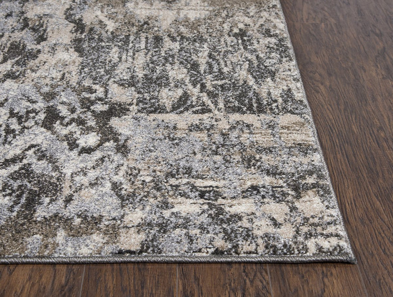 Valencia Collection - Modern Brown 4' X 6'