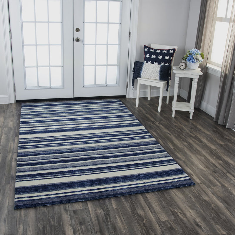 Villa Collection - Transitional Blue 5' X 7'