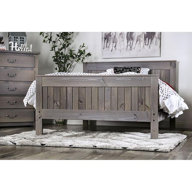 Rockwall | Queen Bed | Weathered Gray