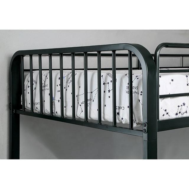 Clement | Twin/Twin Bunk Bed | Black