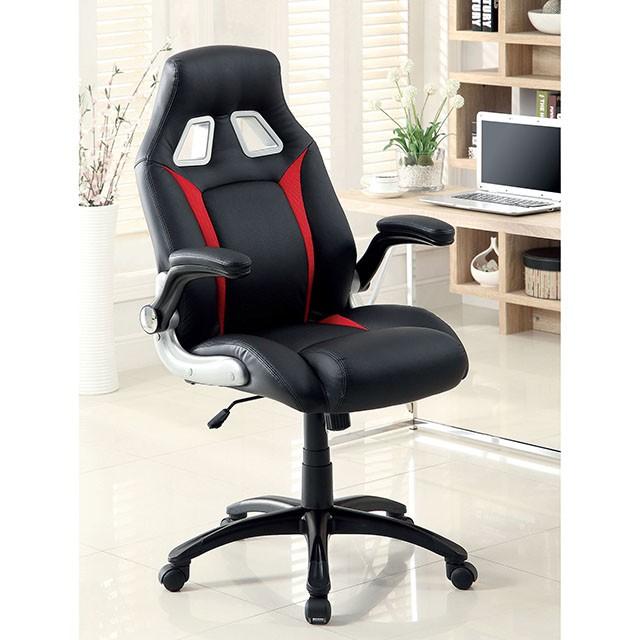 Argon | Office Chair | Black, Silver, Red