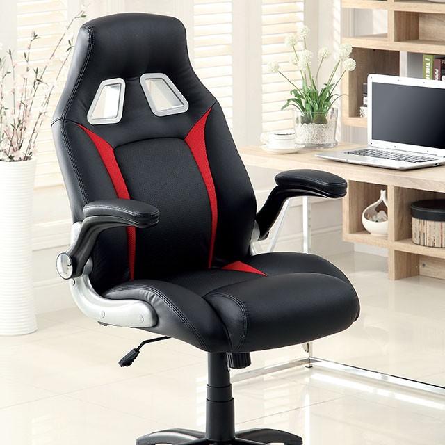 Argon | Office Chair | Black, Silver, Red