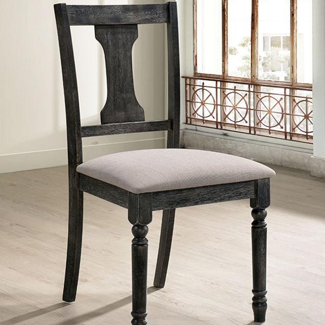 Muriel | Side Chair (2/Ctn) | Padded Fabric Chair