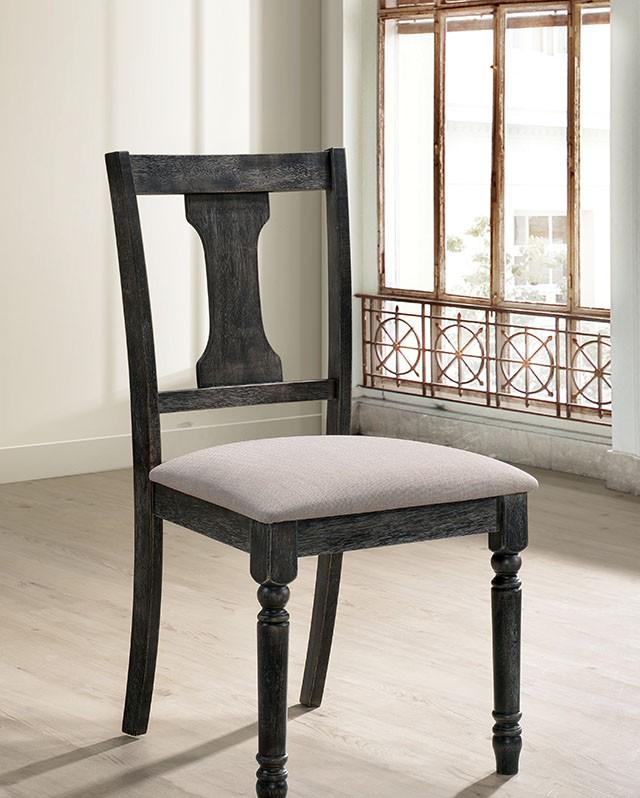 Muriel | Side Chair (2/Ctn) | Padded Fabric Chair