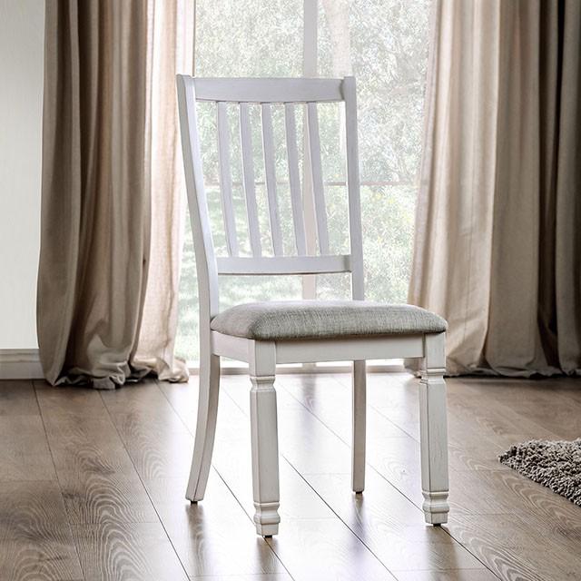 Kaliyah | Side Chair (2/Ctn) | Antique White