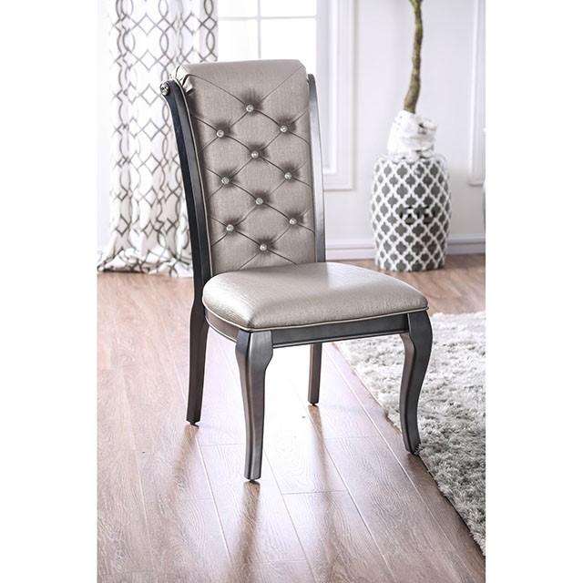 Amina | Side Chair (2/Ctn) | Gray